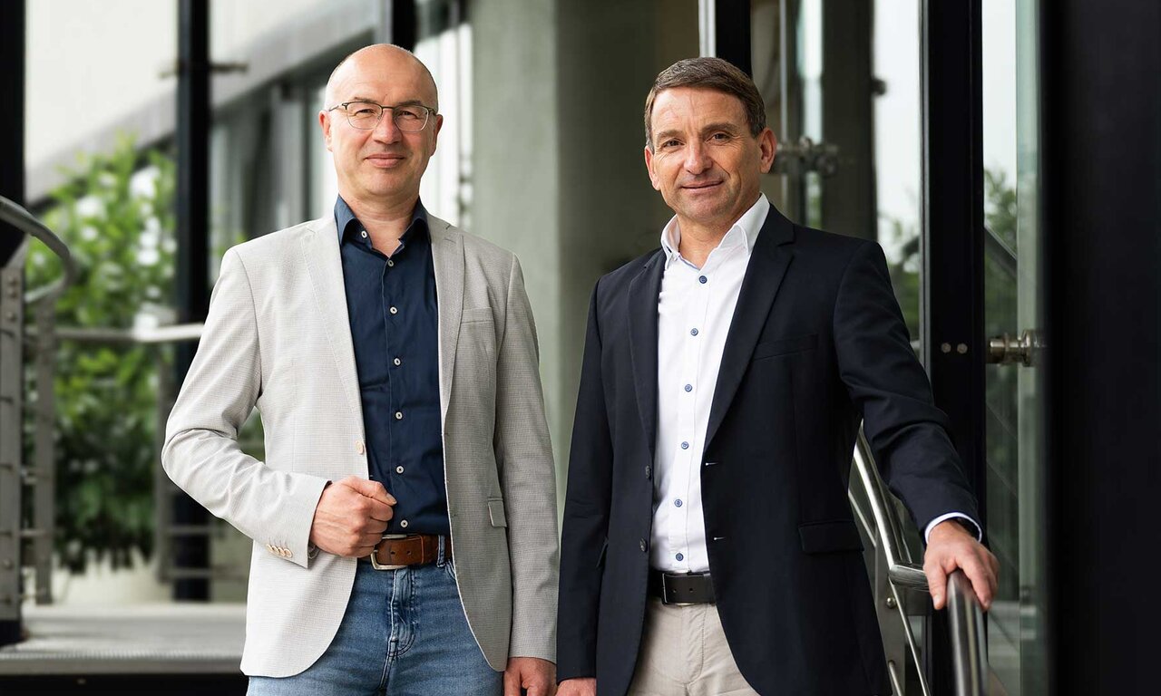 Janko Neubert und Andy Illgen, Geschäftsführer der SynCon Systems